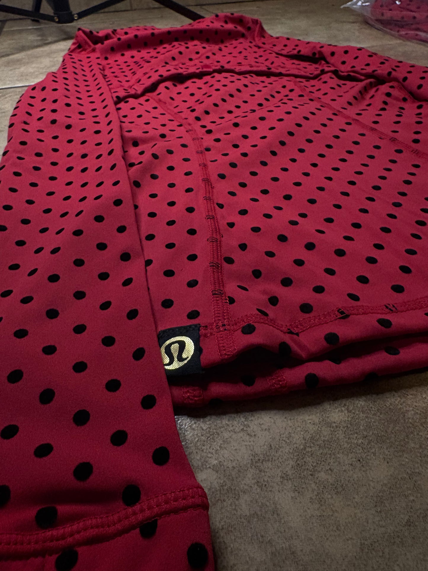 Red Define Jacket Polka Dot
