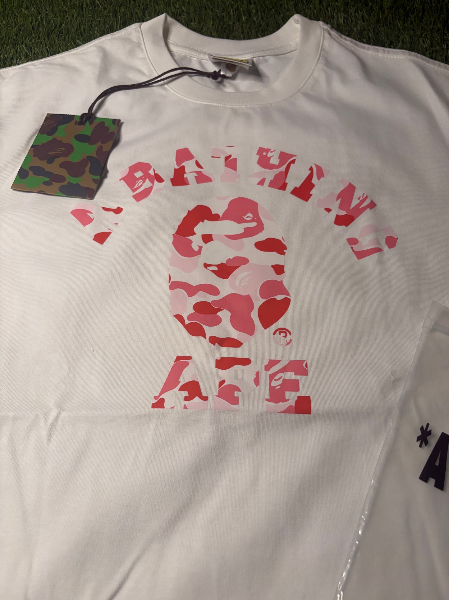 BAPE White Graphic T-Shirt (S)