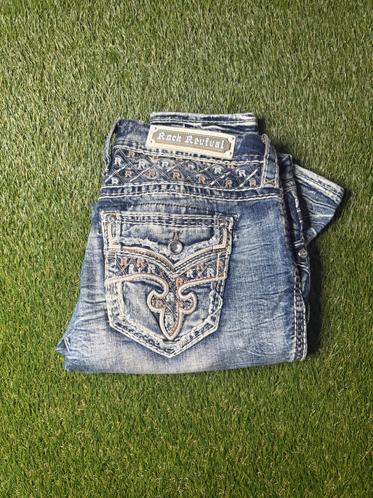 Rock Revival Women’s Rhinestone Jeans (30)