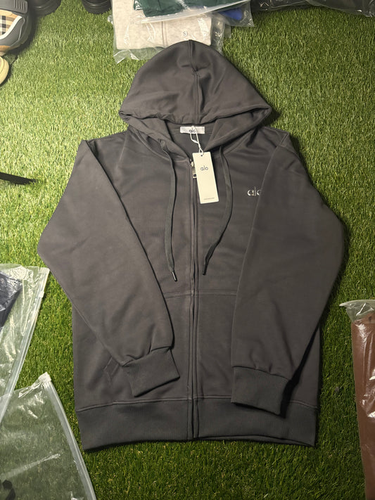 ALO Zip-Up (Dark Grey)