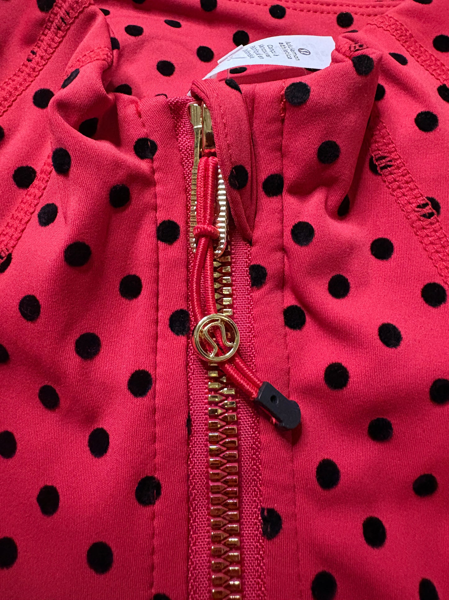 Red Define Jacket Polka Dot