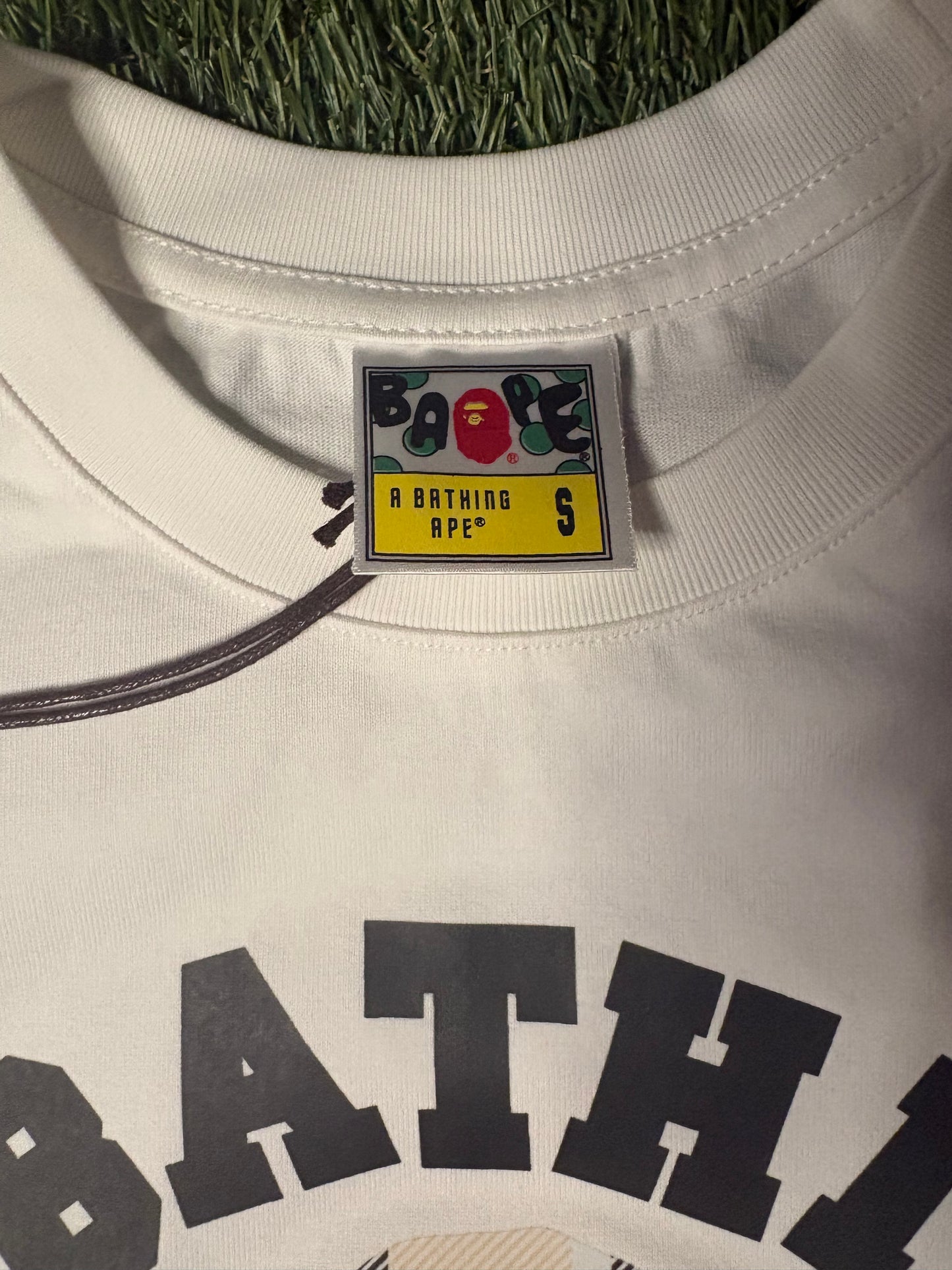 BAPE White Graphic T-Shirt (S)