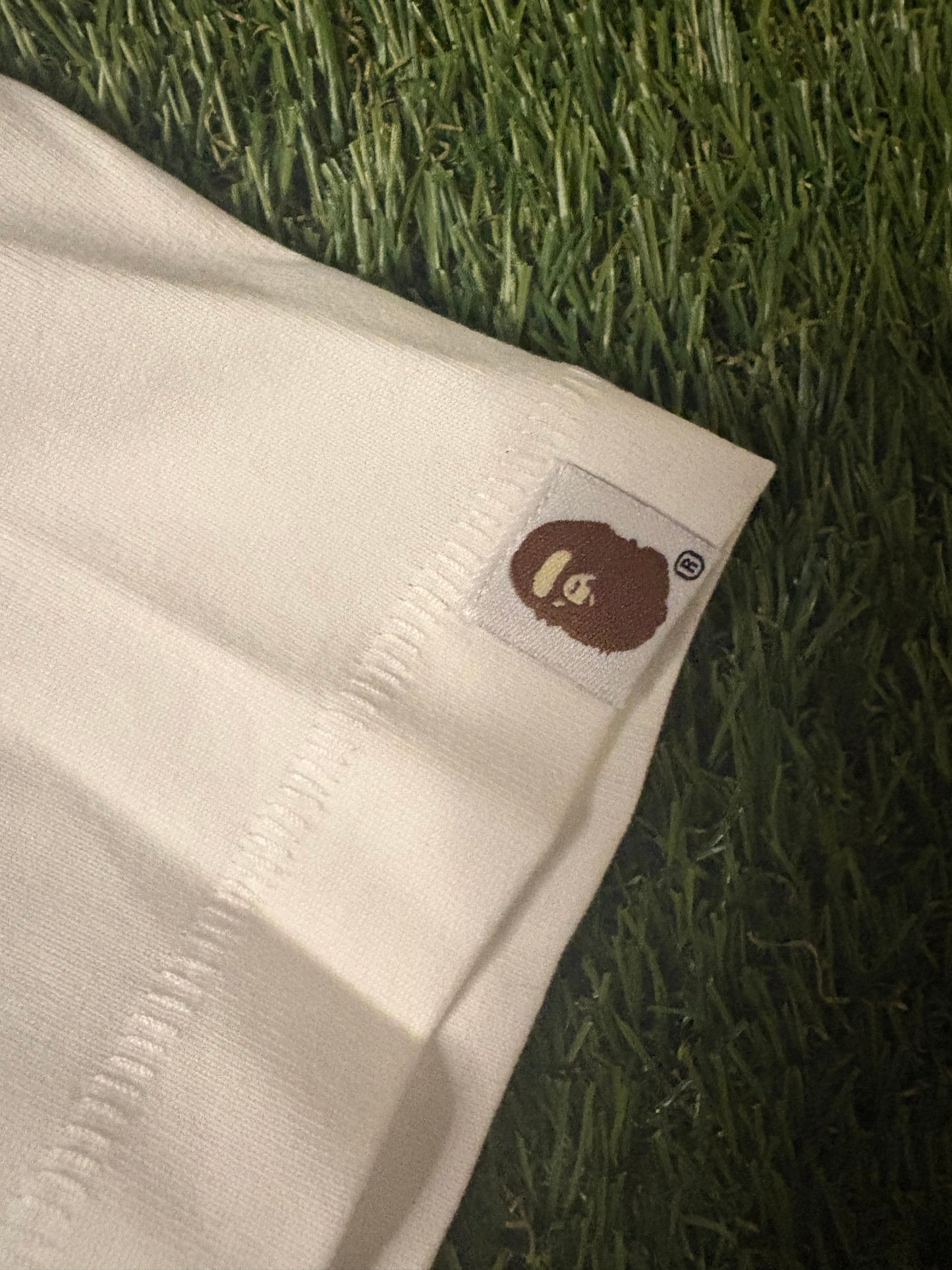 BAPE White Graphic T-Shirt (S)