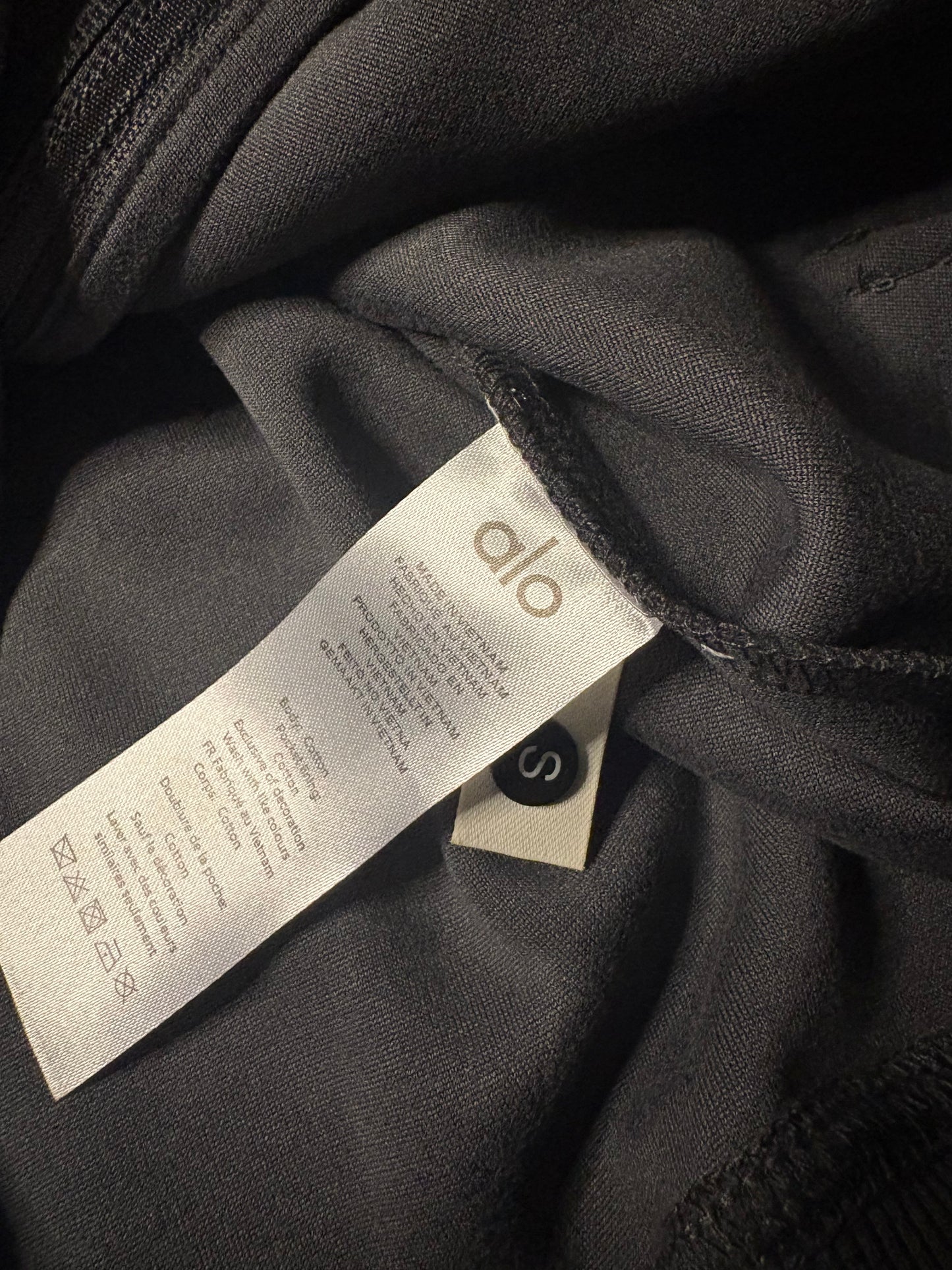ALO Zip-Up (Dark Grey)