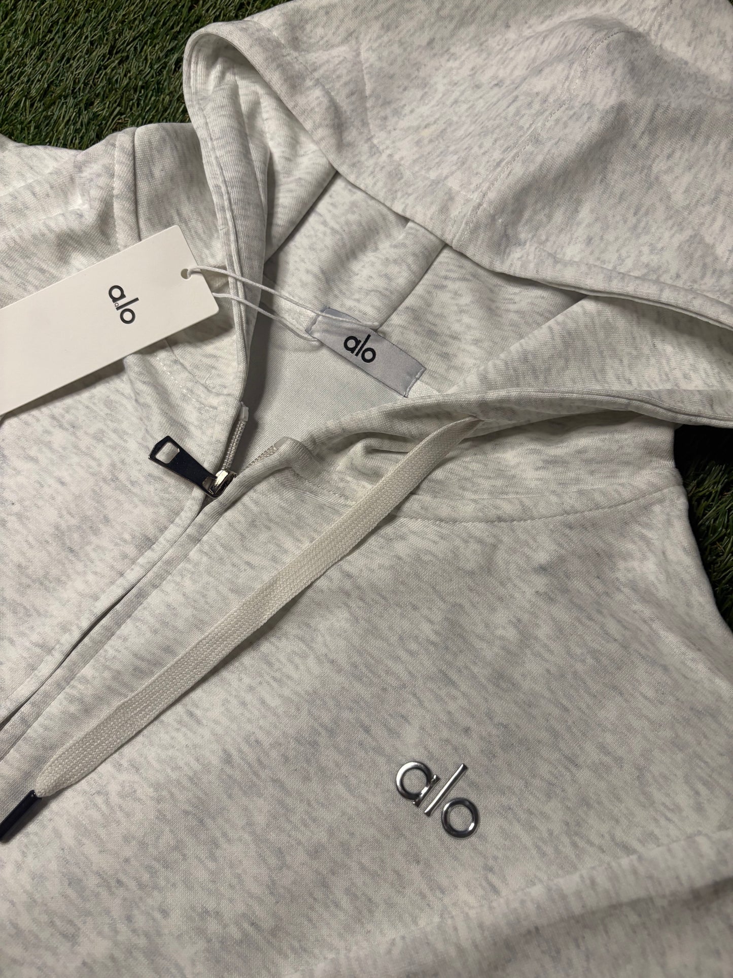 ALO Zip-Up (Heather Gray)