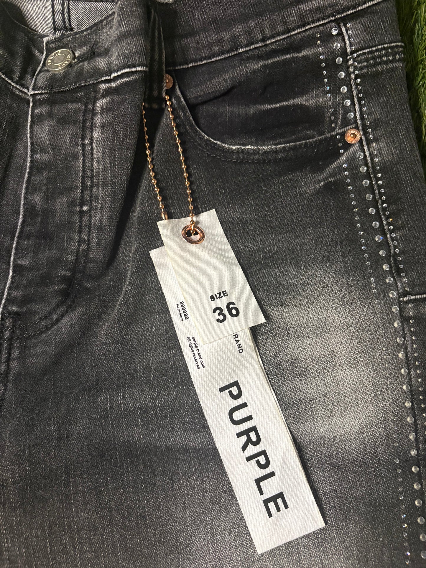 PURPLE skinny jeans flared