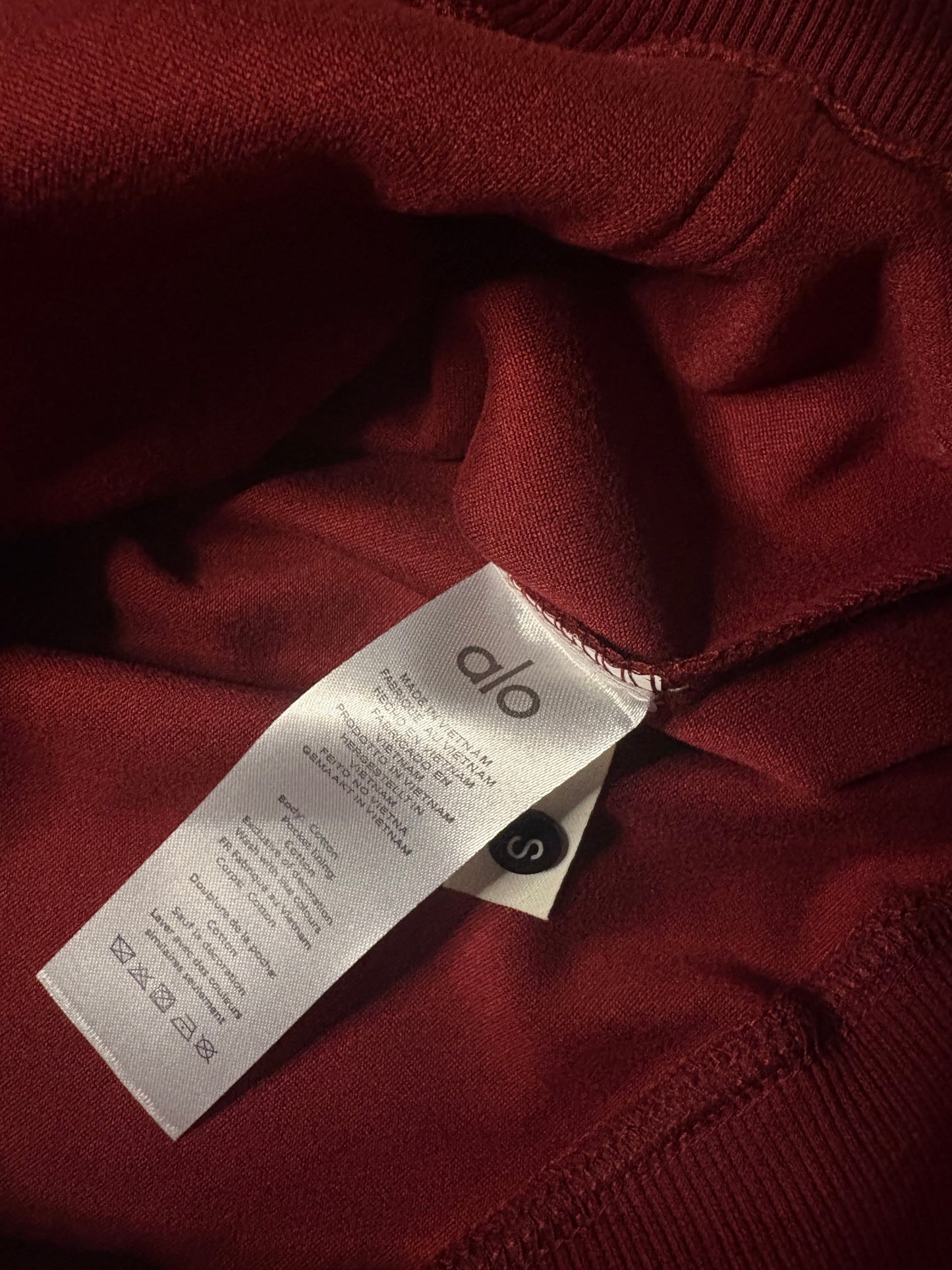 ALO Hoodie (Burgundy)