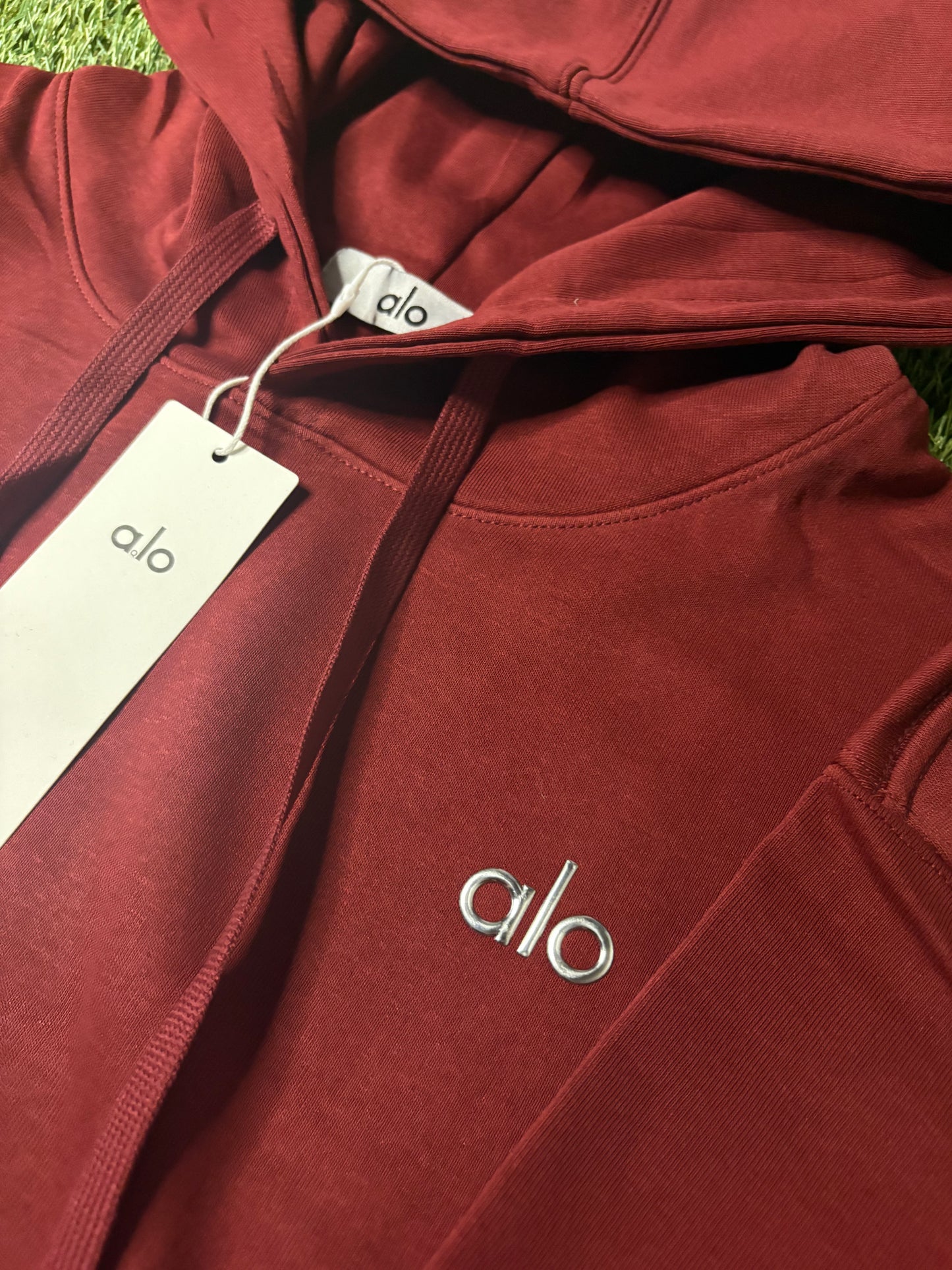 ALO Hoodie (Burgundy)