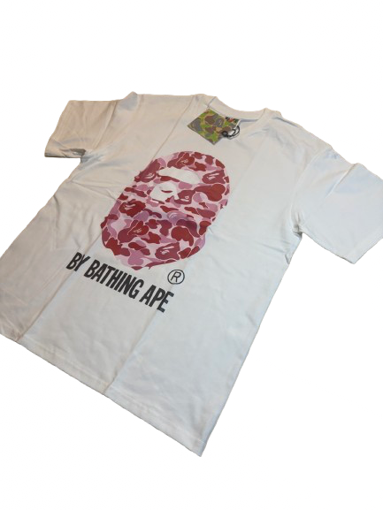 White Pink Ape Tee
